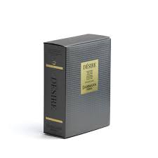 【ダマン フレール】デザイヤー(欲望)20アソートメント クリタルティーバッグ【DAMMANN FRERES】COFFRET "DÉSIRE" - 20 SACHETS DE THÉS NOIRS AROMATISÉS