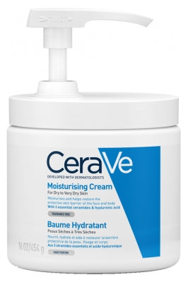 【セラヴィ】モイスチャライジング クリーム 454ml ポンプ付き 【CeraVe】 MOISTURISING CREAM WITH POMP