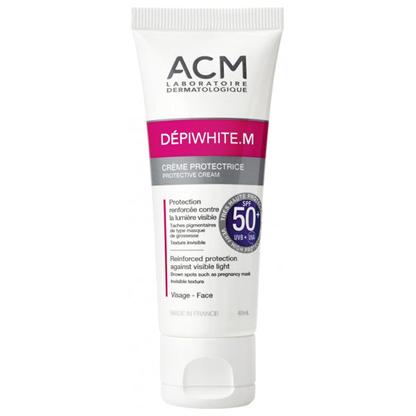 【エイシーエム ラボラトリー】DEPIWHITE サンプロテクション M クリーム SPF50+(紫外線の害から肌を守る,色素性シミの出現や悪化を防ぐ)40ml 【LABORATOIRE ACM】DEPIWHITE M CREME PROTECTRICE