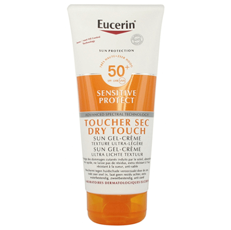 【ユーセリン】サンプロテクション ジェルクリーム SPF50+(日焼けによる肌ダメージから守る,ドライタッチの仕上がり)200ml 【EUCERIN】SUN PROTECTION SUN SENSITIVE PROTECT GEL-CREME TOUCHER SEC SPF50+ 200ml