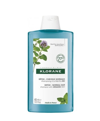 【クロラーヌ】 ミンント デトックスシャンプー 400ml 【KLORANE】 DETOX SHAMPOO A LA MINTHE 400ML