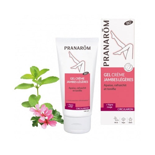 プラナロム　 サーキュラロムクリーム BIO 100ml PRANAROM GEL CREMES JAMBES LEGERES BIO