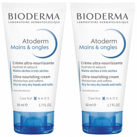 [ビオデルマ]アトデルム　ハンドクリーム50ml2個セット [BIODERMA]ATODERM CREME MAINS ET ONGLES