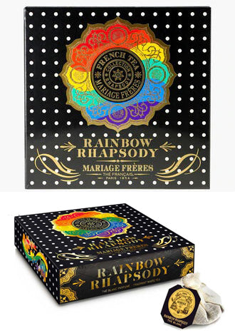 [マリアージュフレール]レインボーラプソヂィ 30 コットンティーバッグ 【MARIAGE FRERES】RAINBOW RHAPSODY 30 MOSULIN COTTON TEA BAGS