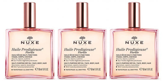 [ニュクス]プロディジュー フローラルオイル 50ml　3本セット [NUXE]HUILE PRODIGIEUSE FLORALE 50ml