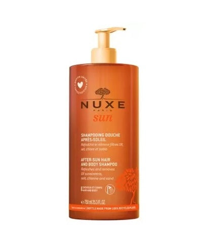 [ ニュクス] アフターサン・シャワーシャンプー（ボディ＆ヘヤー）750ml【NUXE】SUN SHAMPOING DOUCHE APRES SOLEIL