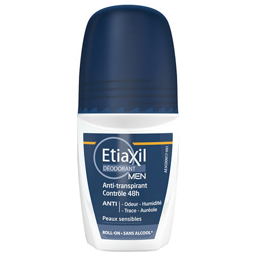 [エティアキシル]メンズ　デオドラント ロールオン　(アルコール無し) [ETIAXIL] DEODRANT MEN ANTI-TRANSPIRANT ROLL-ON 48H SANS ALCHOOL