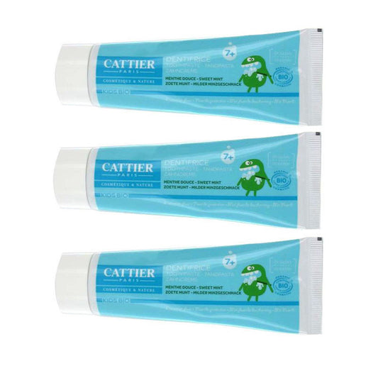 [カティエ]- こどもハミガキ ７才以上 50ml [CATTIER] KIDS BIO DENTIFRICE MENTHE DOUCE 7ANS