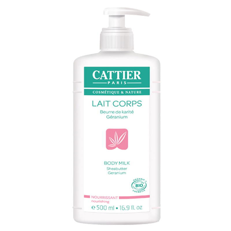 商品管理 [カティエ] モイスチャライジング ナリシング ボディミルク お得サイズ 500ml [CATTIER] LAIT HYDRATANT POUR LE CORPS - NOURRISSANT 500ml