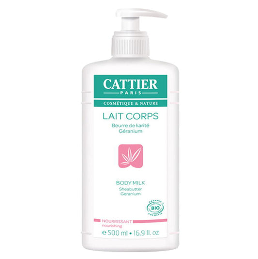 商品管理 [カティエ] モイスチャライジング ナリシング ボディミルク お得サイズ 500ml [CATTIER] LAIT HYDRATANT POUR LE CORPS - NOURRISSANT 500ml