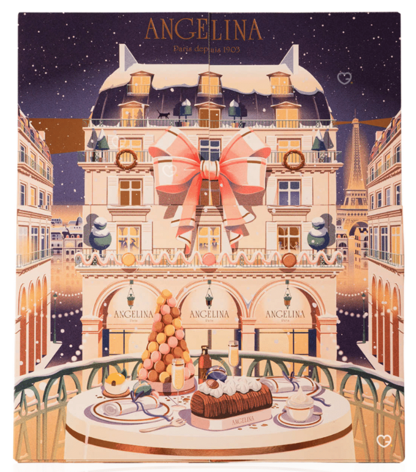 [アンジェリーナ・パリ] クリスマスホリデー アドベント カレンダー 2025[ANGELINA PARIS] CHRISTMAS HOLIDAY ADVENT CALENDAR