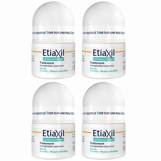 [エティアキシル]デトランスピラン　敏感肌用 15ml 4個セット [ETIAXIL]DETRANSPIRANT PEAUX SENSIBLE 15ml 4pc