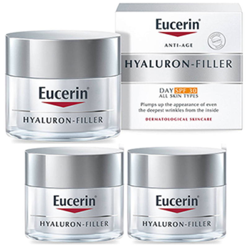 [ユーセリン] ヒアルロンフィラー デイクリーム 50ml 3個セット [EUCERIN] HYALURON-FILLER + 3x EFFECT DAY SPF-30 ALL SKINS 50ml 3pc