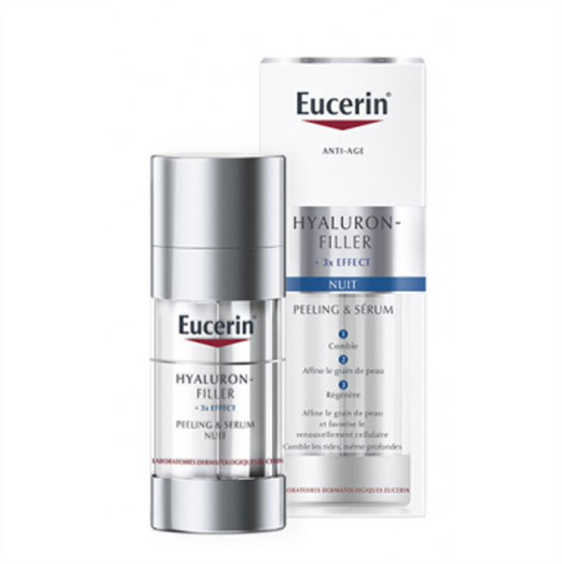 [ユーセリン] ヒアルロンフィラー+ 3X イフェクト ピーリング ＆ナイトセラム 30ml -[EUCERIN] HYALURON FILLER +3x EFFECT PEELING & SERUM NUIT 30ml