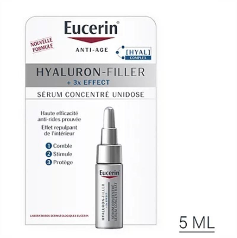 [ユーセリン] ヒアルロンフィラー+ 3X イフェクト セラム 5ml -[EUCERIN] HYALURON FILLER +3x EFFECT SERUM CONCENTRE UNIDOSE 5ｍl