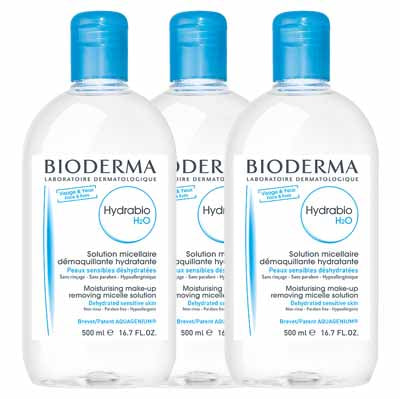 [ビオデルマ]ヒドラビオ　エイチツーオー H2O 500ml 3本セット[BIODERMA]HYDRABIO H2O