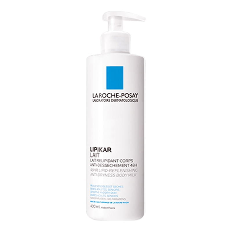 [ラロッシュポゼ] リピカ ボディミルク アンチドライ 48H 400ml お徳用サイズ -[LA ROCHE POSAY] LIPIKAR LAIT RELIPIDANT CORPS ANTI-DESSECHEMENT 48ｈ