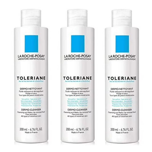 [ラ ロッシュ ポゼ] トレリアン ダーモクレンザー 200ml 3本セット   -[LA ROCHE POSAY] TOLERIANE DERMO-NETTOYANT  200ml  3pc 敏感肌、乾燥肌、ノーマル肌