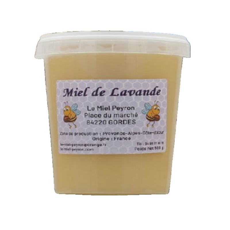 [LE MIEL DE PEYRON]ラベンダーの蜂蜜 500g フランス ラベンダーのメッカ プロバンス ゴルド村より直送　[LE MIEL DE PEYRON]　Lavender honey 500g