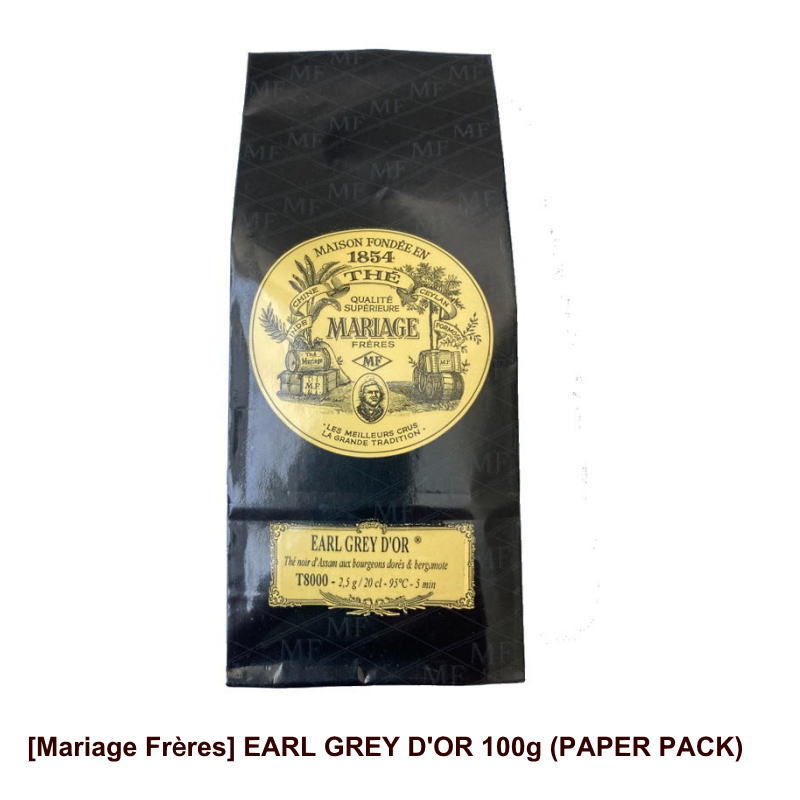 [マリアージュフレール] アールグレイ ドール 100g ペーパーパック入り  -[MARIAGE FRERES] EARL GREY D'OR 100g (PAPER PACK)