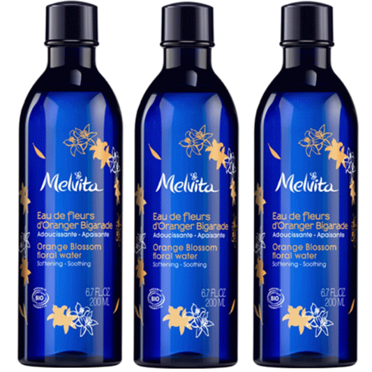 [メルヴィータ] フラワーウォーター リセットミスト オレンジブロッサム 200ml 3本セット [MELVITA] EAU DE FLEURS D'ORANGER 200ml 3pc 全ての肌