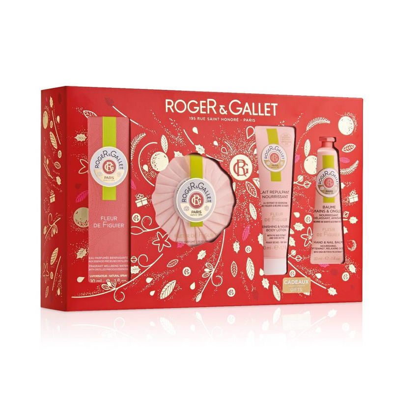 [ロジェ・ガレ] ROGER & GALLET フィグ パフューム セレモニー 30ｍl クリスマスコフレ 季節限定販売品 [ROGER & GALLET] Christmas FLEUR 4pc