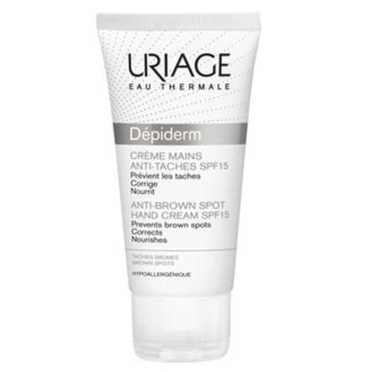 [ユリアージュ]　デピデルム　ハンドクリーム  SPF15 50ml    [URIAGE] DEPIDERM CREME MAINS ANTI-TACHES SPF15 50ml  全ての肌