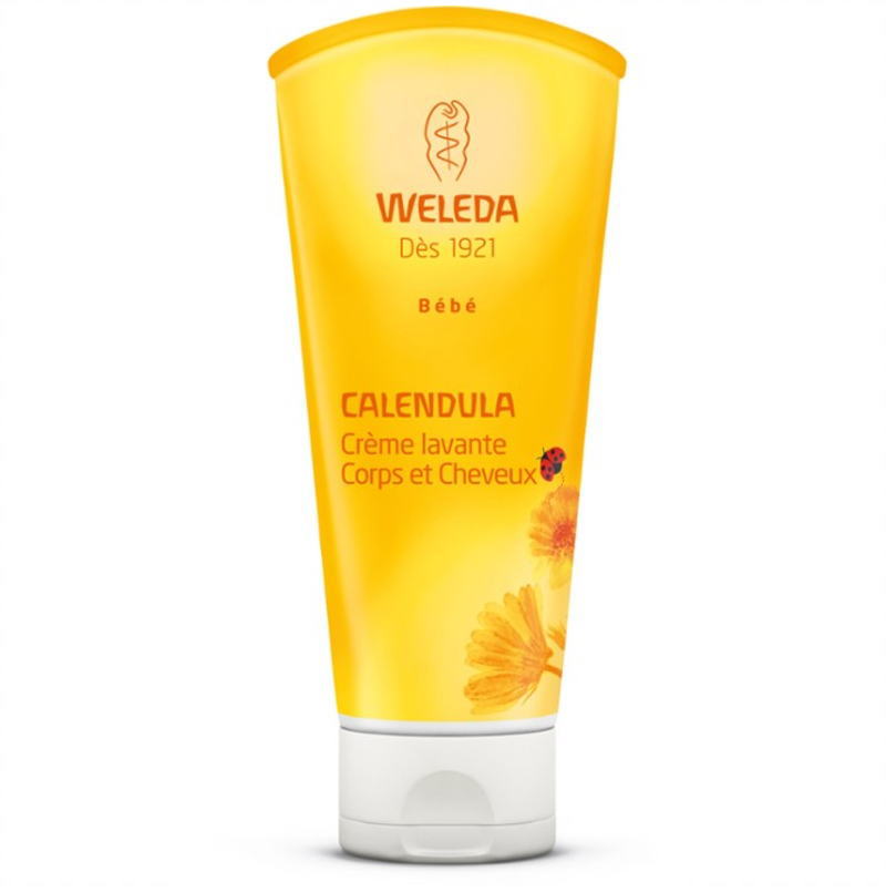 [ヴェレダ] カレンドラ　ベビーウォッシュ&シャンプー 250g -[WELEDA] BEBE CREME LAVANTE CORPS ET CHEVEUX-AU CALENDULA 250g