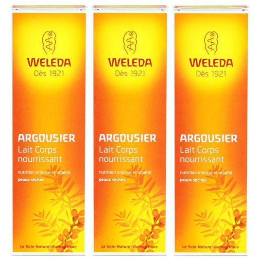 [ヴェレダ] ヒッポファン ボディミルク 200ml 3本セット [WELEDA] LAIT CORPS NOURRISSANT A L'ARGOUSIER 200ml