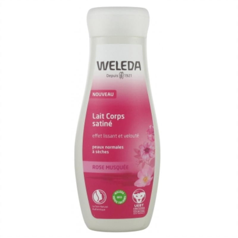[ヴェレダ] ワイルドローズ ミルクローション 200ml [WELEDA] LAIT CORPS SATINE A LA ROSE MUSQUEE 200ml