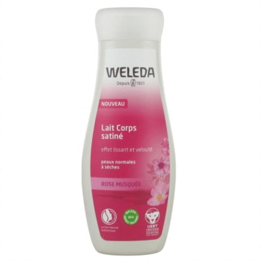 [ヴェレダ] ワイルドローズ ミルクローション 200ml [WELEDA] LAIT CORPS SATINE A LA ROSE MUSQUEE 200ml